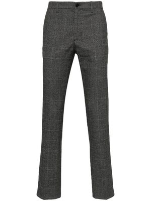 Tommy Hilfiger Denton check-pattern trousers - Black