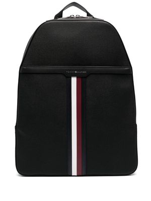 Tommy Hilfiger Dome logo-tape backpack - Black