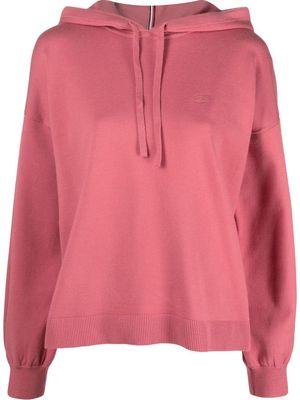 Tommy Hilfiger drawstring pullover hoodie - Pink