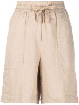 Tommy Hilfiger drawstring-waist linen shorts - Neutrals