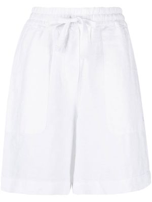 Tommy Hilfiger drawstring-waist linen shorts - White
