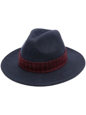 Tommy Hilfiger Elevated wool fedora hat - Blue