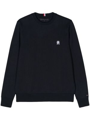 Tommy Hilfiger embroidered-logo sweatshirt - Blue