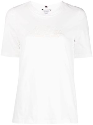 Tommy Hilfiger embroidered New York T-shirt - White