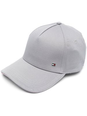 Tommy Hilfiger enamel-logo baseball cap - Grey