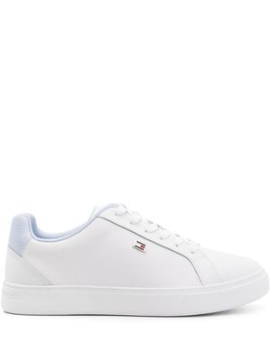 Tommy Hilfiger Flag Court leather sneakers - White