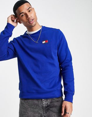 Tommy Hilfiger flag sweatshirt in blue