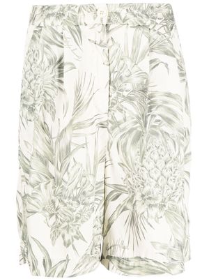 Tommy Hilfiger floral-print bermuda-shorts - Neutrals