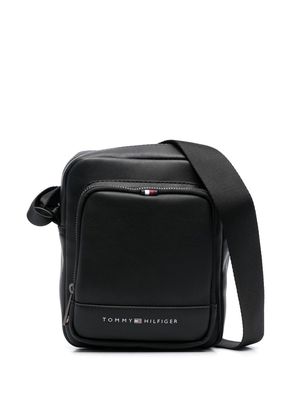 Tommy Hilfiger front pouch messenger bag - Black