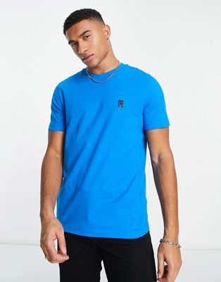 Tommy Hilfiger graphic logo t-shirt in blue