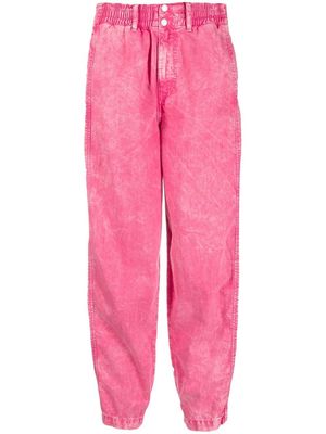 Tommy Hilfiger high-waist tapered jeans - Pink