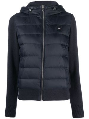 Tommy Hilfiger hooded padded puffer jacket - Blue