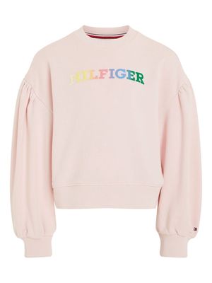 Tommy Hilfiger Junior balloon-sleeve sweatshirt - Pink