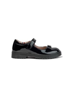 Tommy Hilfiger Junior Bow patent faux-leather ballerina shoes - Black