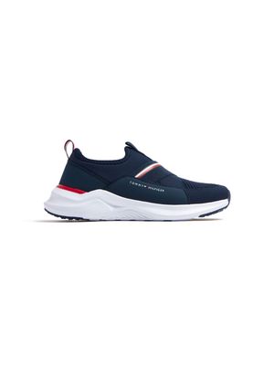Tommy Hilfiger Junior colour-block panelled woven sneakers - Blue