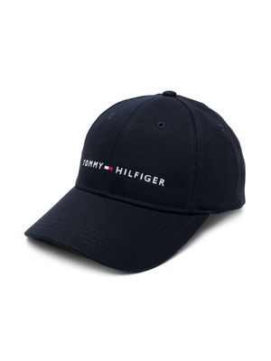 Tommy Hilfiger Junior embroidered-logo cap - Blue