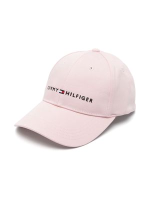Tommy Hilfiger Junior embroidered-logo cap - Pink