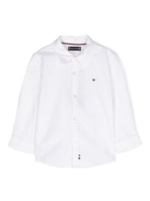 Tommy Hilfiger Junior embroidered-logo shirt - White