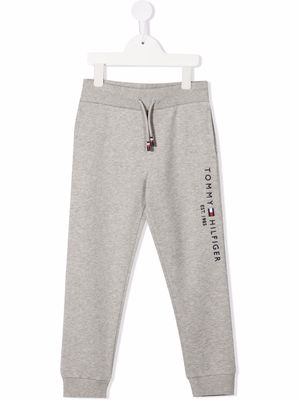 Tommy Hilfiger Junior embroidered logo track pants - Grey