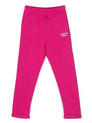 Tommy Hilfiger Junior embroidered-logo track trousers - Pink