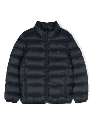 Tommy Hilfiger Junior Essential lightweight puffer jacket - Blue