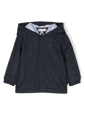 Tommy Hilfiger Junior Ithaca hooded puffer jacket - Blue