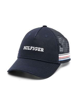 Tommy Hilfiger Junior logo-embroidered mesh baseball cap - Blue