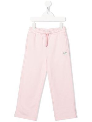 Tommy Hilfiger Junior logo-patch detail trousers - Pink