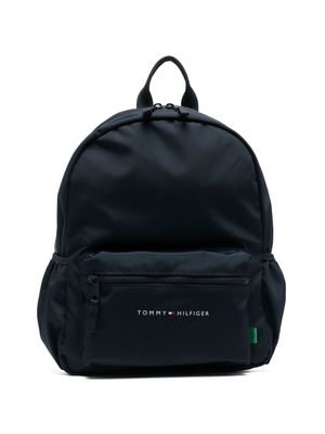 Tommy Hilfiger Junior logo-print backpack - Blue