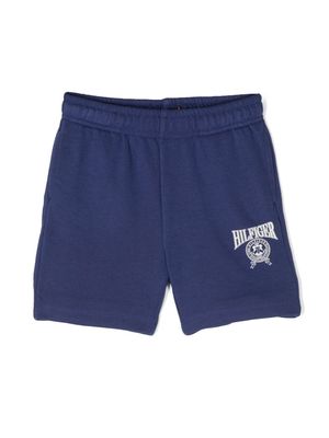 Tommy Hilfiger Junior logo-print cotton-blend shorts - Blue