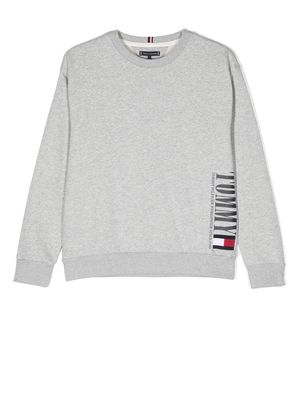 Tommy Hilfiger Junior logo-print sweatshirt - Grey
