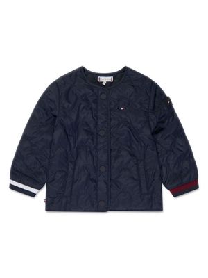 Tommy Hilfiger Junior padded quilted bomber jacket - Blue