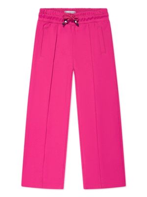 Tommy Hilfiger Junior piped-trim drawstring track pants - Pink