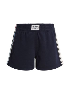 Tommy Hilfiger Junior stripe-tape track shorts - Blue