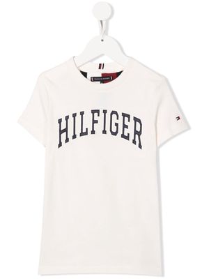 Tommy Hilfiger Junior Varsity logo-embroidered T-shirt - White