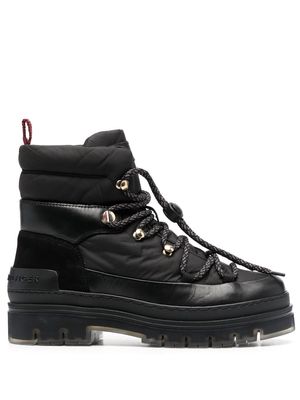 Tommy Hilfiger laced outdoor boots - Black