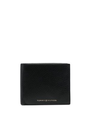 Tommy Hilfiger leather card and coin wallet - Black