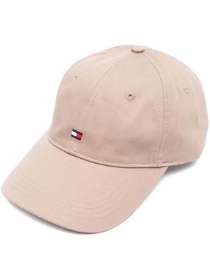 Tommy Hilfiger logo-embroidered baseball cap - Neutrals