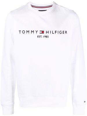 Tommy Hilfiger logo-embroidered sweatshirt - White