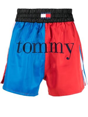 Tommy Hilfiger logo-embroidered track shorts