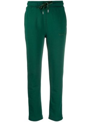 Tommy Hilfiger logo-embroidery cotton sweatpants - Green