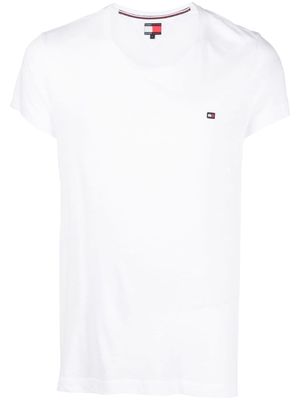 Tommy Hilfiger logo-patch short-sleeve T-shirt - White