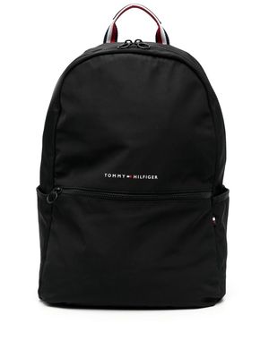 Tommy Hilfiger logo print backpack - Black
