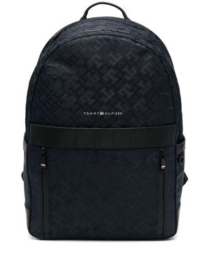 Tommy Hilfiger logo print backpack - Blue