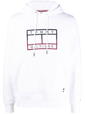 Tommy Hilfiger logo-print hoodie - White