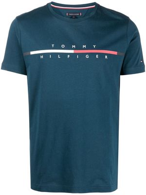 Tommy Hilfiger logo-print T-shirt - Green