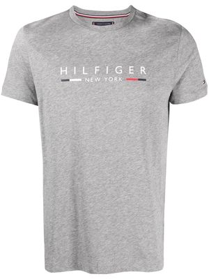 Tommy Hilfiger logo-print T-shirt - Grey