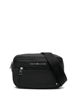 Tommy Hilfiger logo-stamp crossbody belt bag - Black