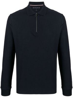 Tommy Hilfiger long-sleeve polo shirt - Blue