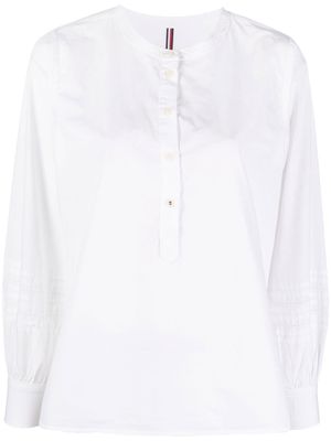 Tommy Hilfiger long-sleeve pullover blouse - White